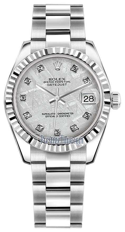 rolex model number 178274|Rolex datejust silver diamond bezel.